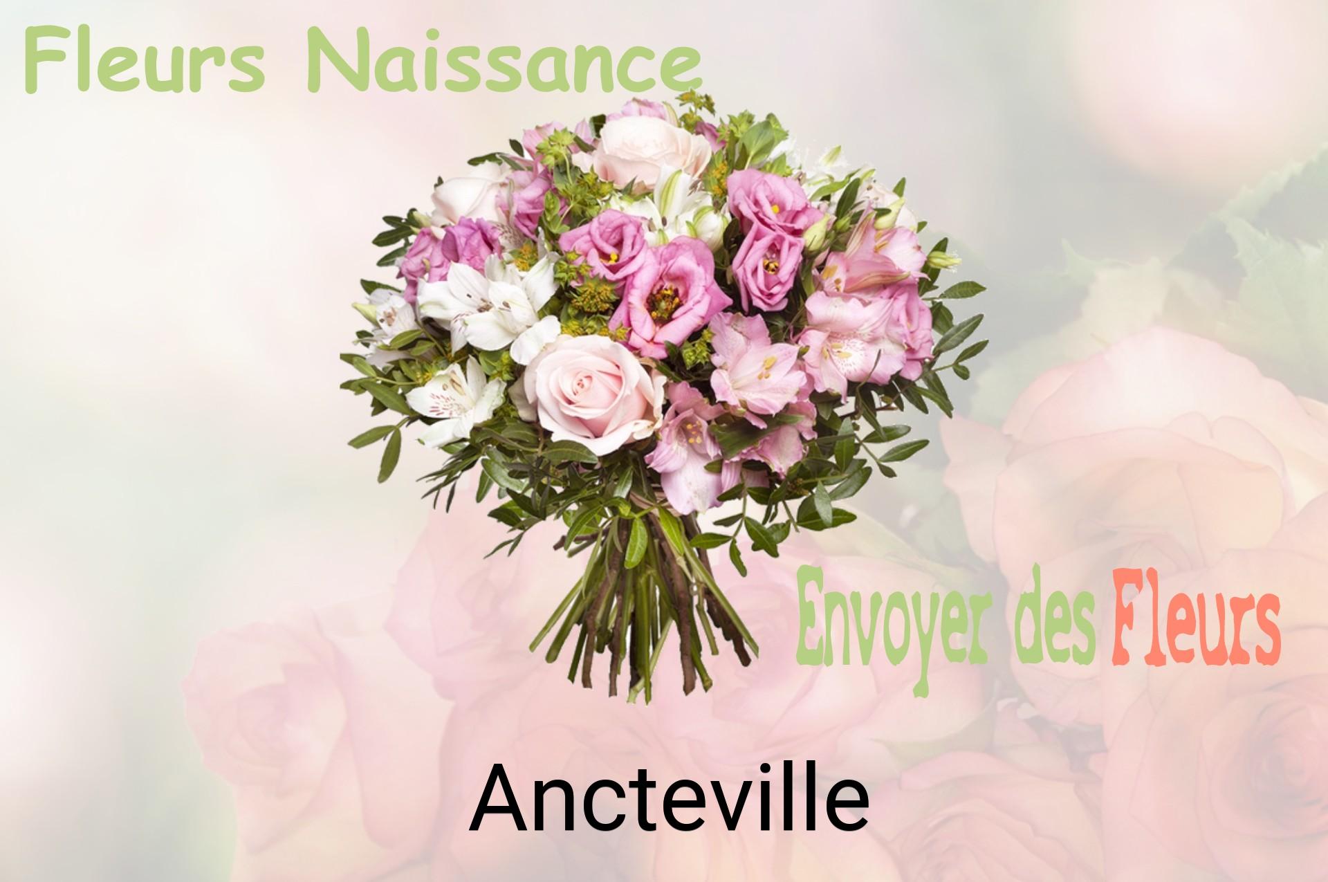 Bouquet de fleurs de naissance livré à Ancteville